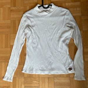 Ted Baker white mockneck top